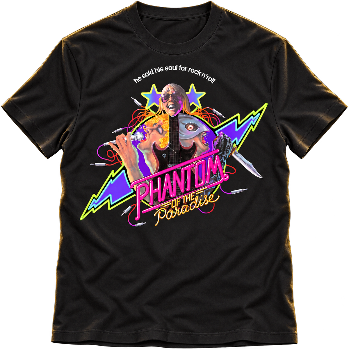 PHANTOM OF THE PARADISE "USA SOUNDTRACK COVER" T-SHIRT