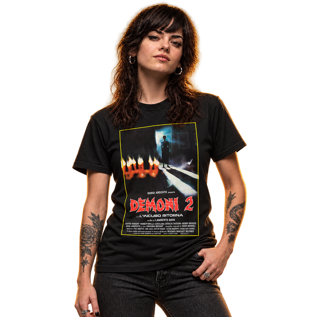 LAMBERTO BAVA'S "DEMONS 2" ITALIAN POSTER T-SHIRT