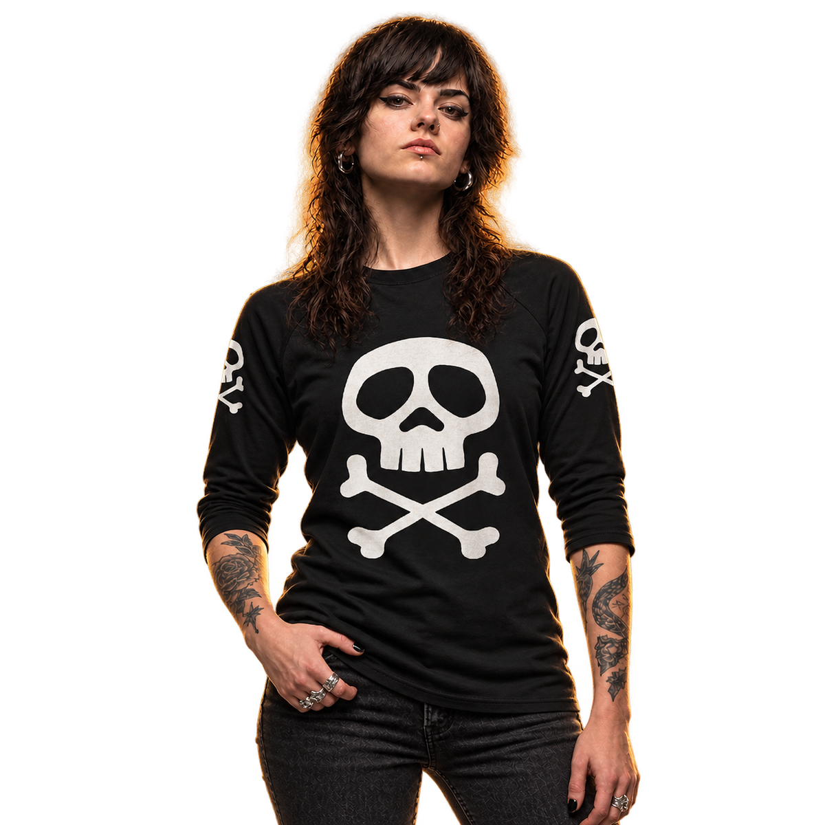 LEIJI MATSUMOTO'S CAPTAIN HARLOCK RAGLAN/LONG SLEEVE SHIRT
