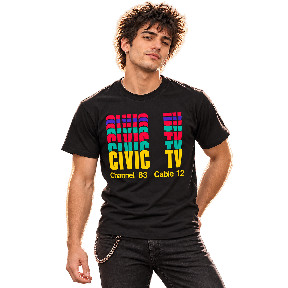 VIDEODROME - CIVIC TV CHANNEL 83 T-SHIRT