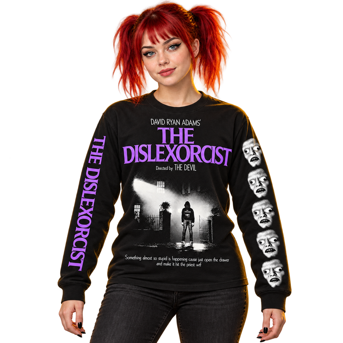 RYAN ADAMS / PAX AM "THE DISLEXORCIST" LONGSLEEVE T-SHIRT