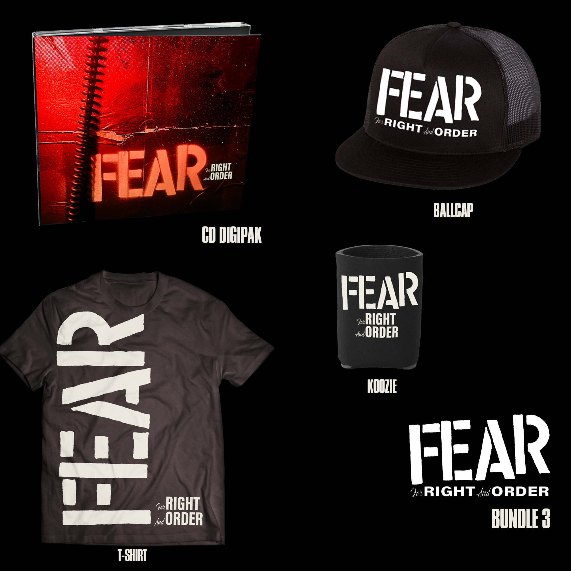 FEAR "FOR RIGHT AND ORDER" LIMITED EDITION DELUXE BUNDLE 3