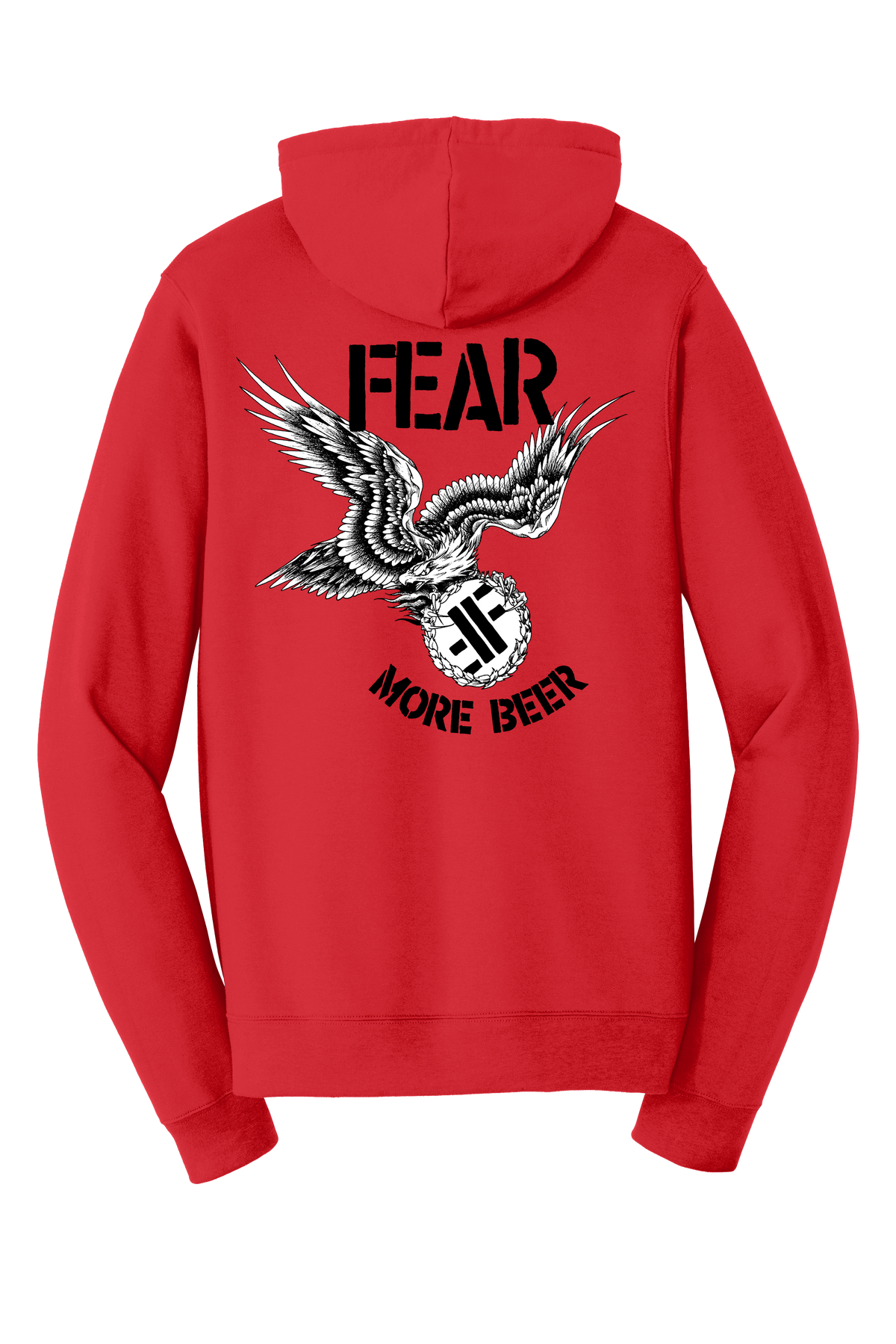 FEAR: "MORE BEER" PULLOVER HOODED SWEATSHIRT