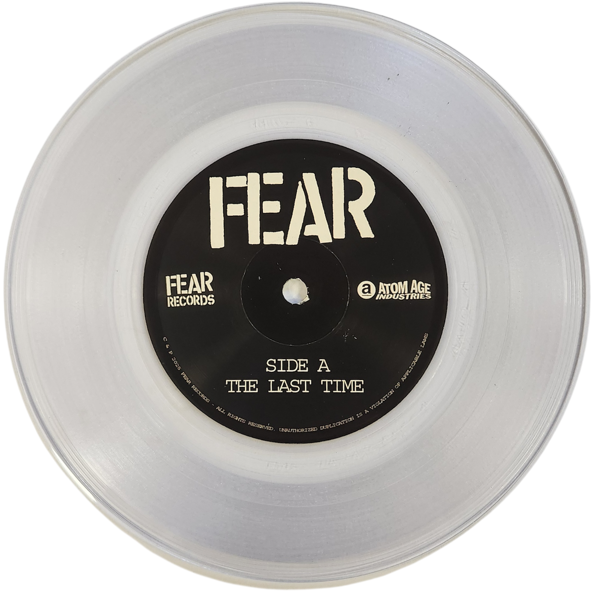FEAR "THE LAST TIME" 7" VINYL SINGLE **SHIPS ON 11/14/25**