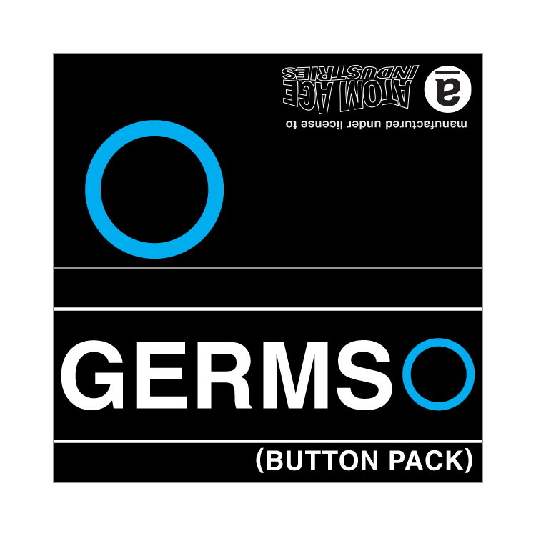 GERMS: BLACK BUTTON PACK