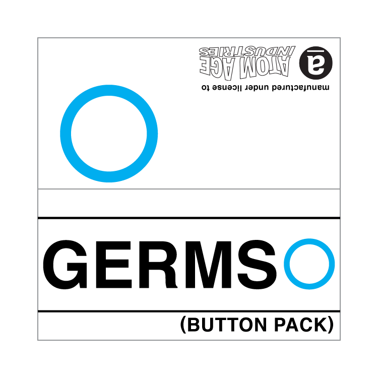 GERMS: WHITE BUTTON PACK