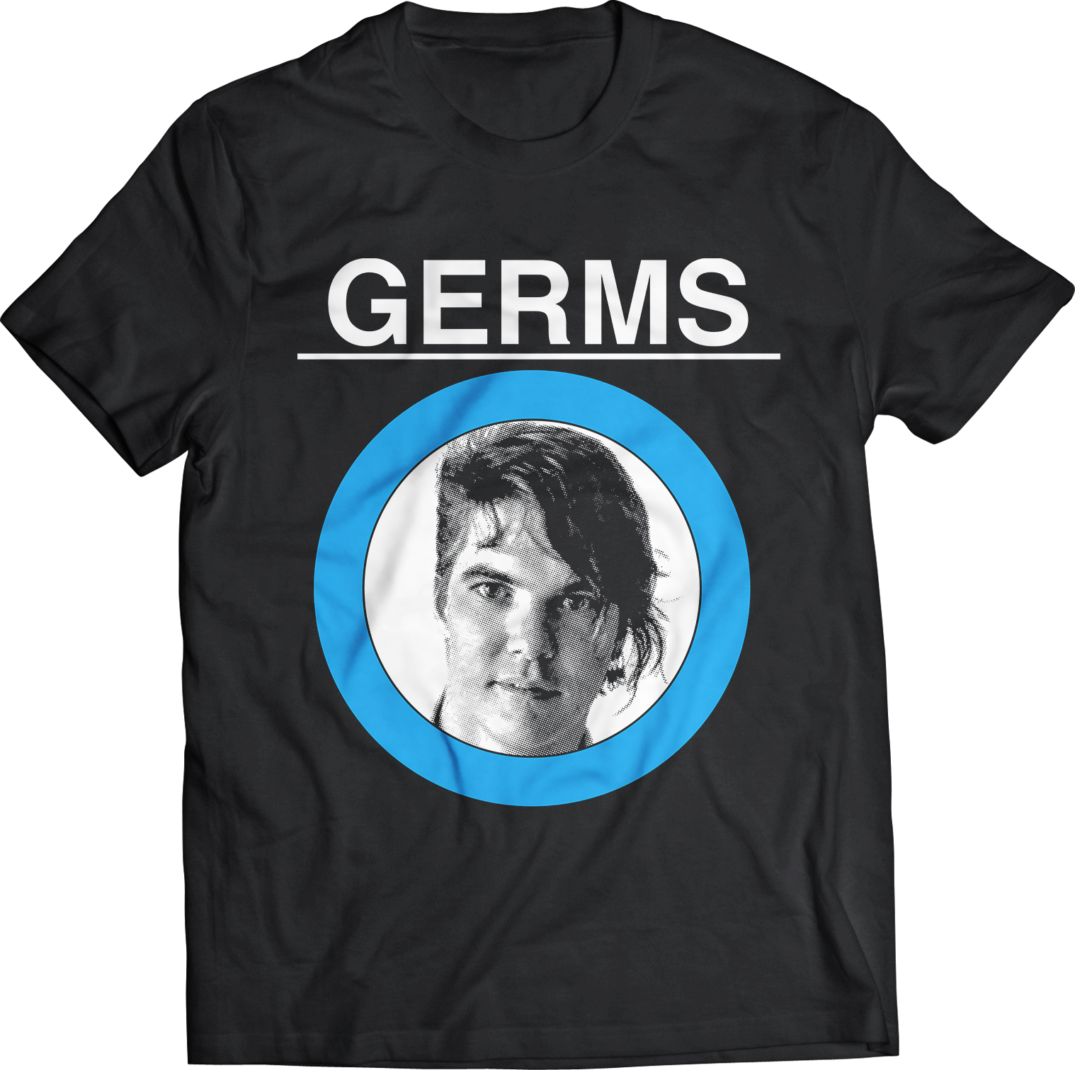 GERMS "DARBY" BLACK T-SHIRT