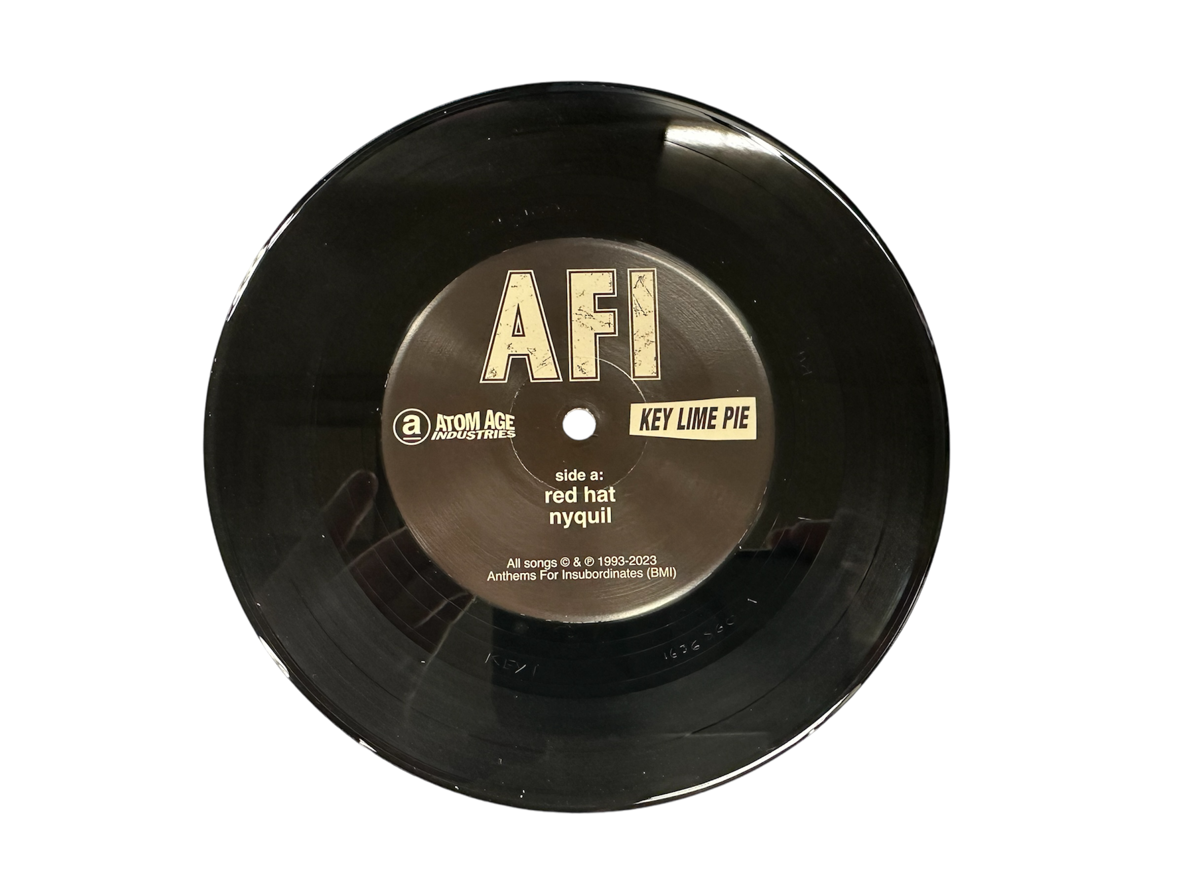 AFI: "DORK" BLACK VINYL 7" SINGLE