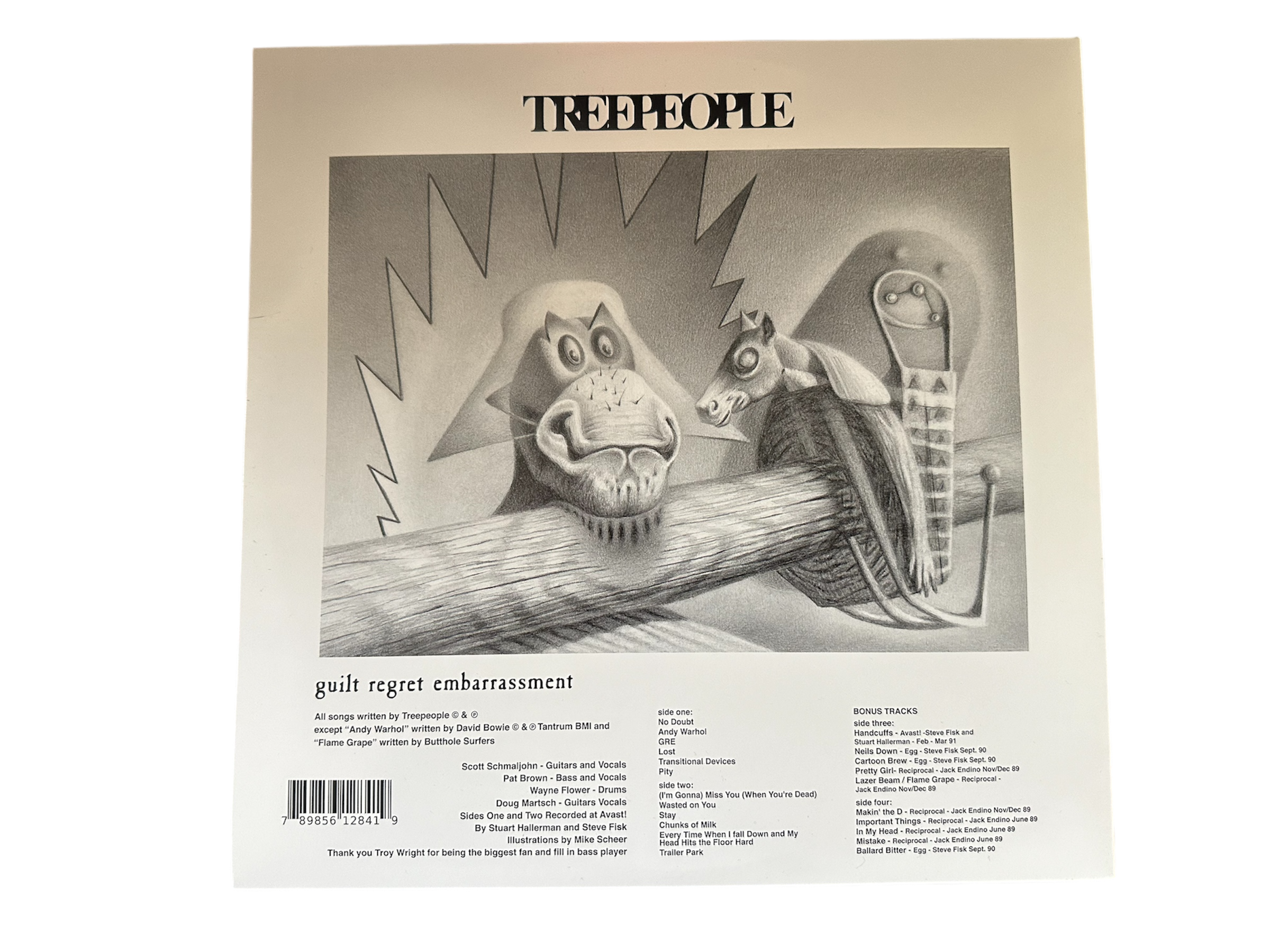 TREEPEOPLE "GUILT, REGRET, EMBARRASSMENT" DELUXE EDITION 2XLP