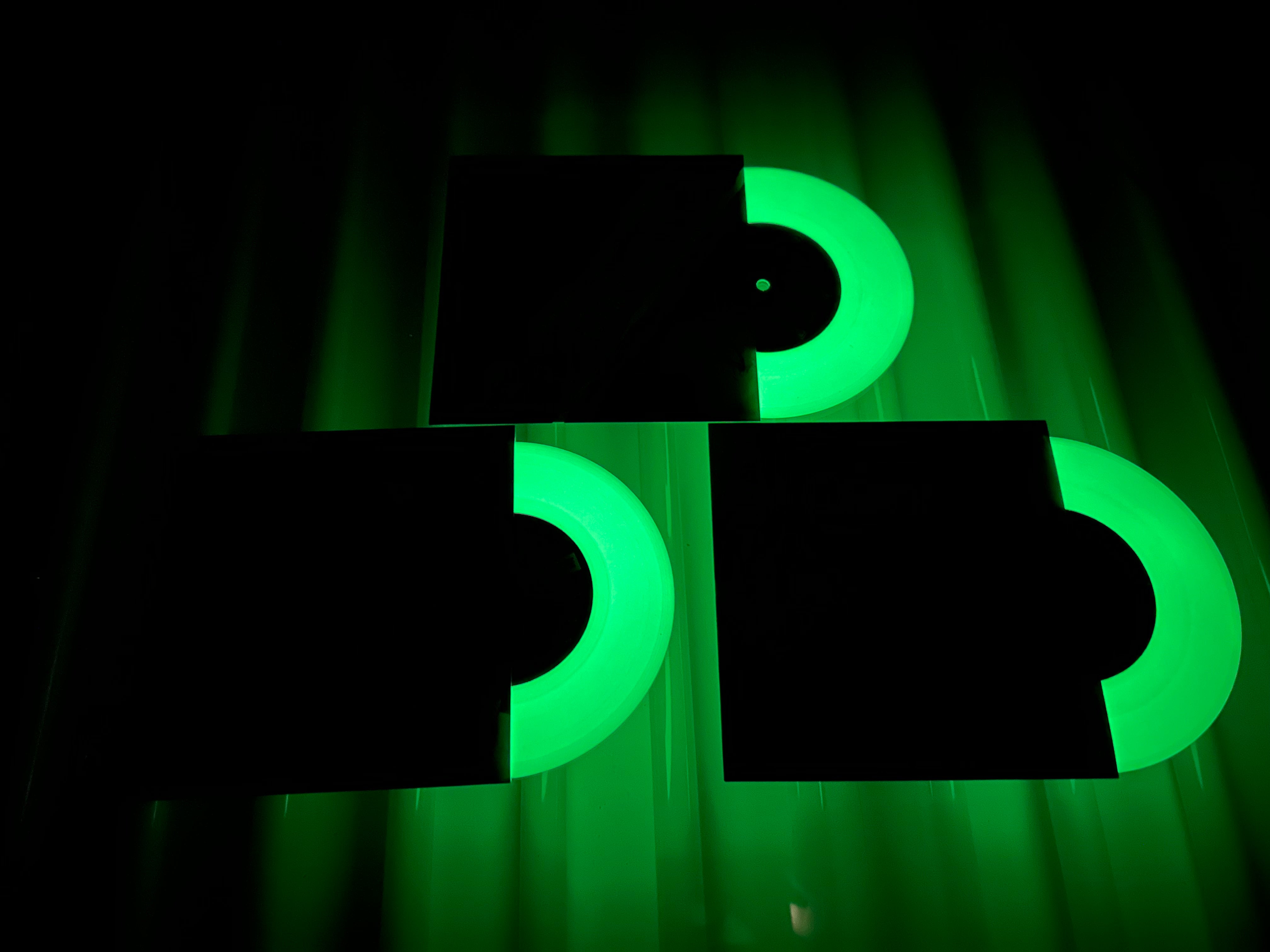 AFI: LIMITED EDITION 3 - 7" VINYL SINGLE GLOW IN THE DARK SET