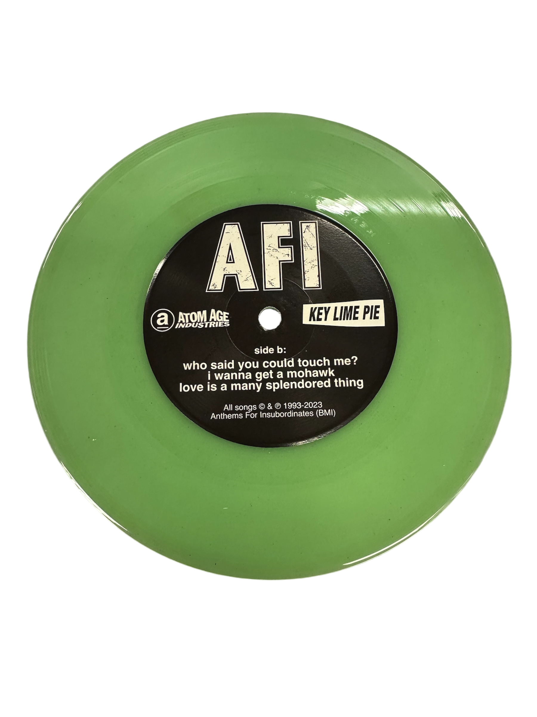 AFI: LIMITED EDITION 3 - 7" VINYL SINGLE GLOW IN THE DARK SET