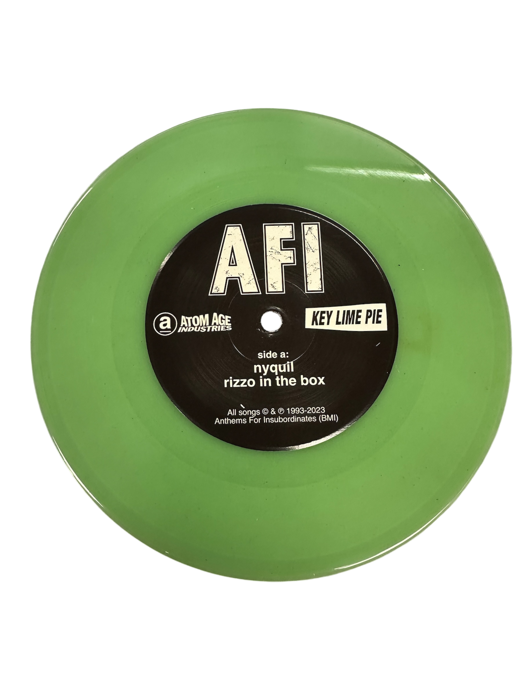 AFI: LIMITED EDITION 3 - 7" VINYL SINGLE GLOW IN THE DARK SET