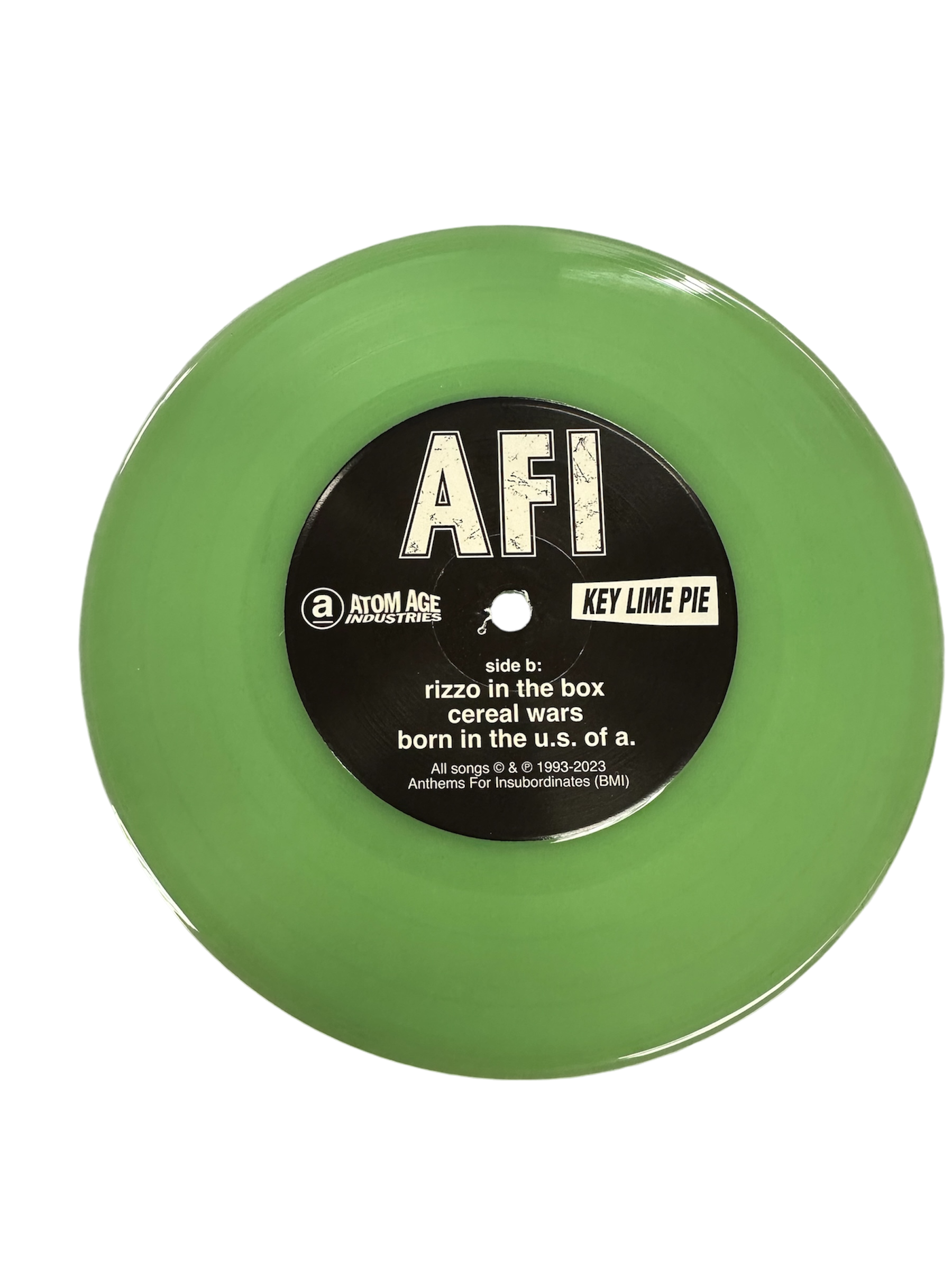 AFI: LIMITED EDITION 3 - 7" VINYL SINGLE GLOW IN THE DARK SET