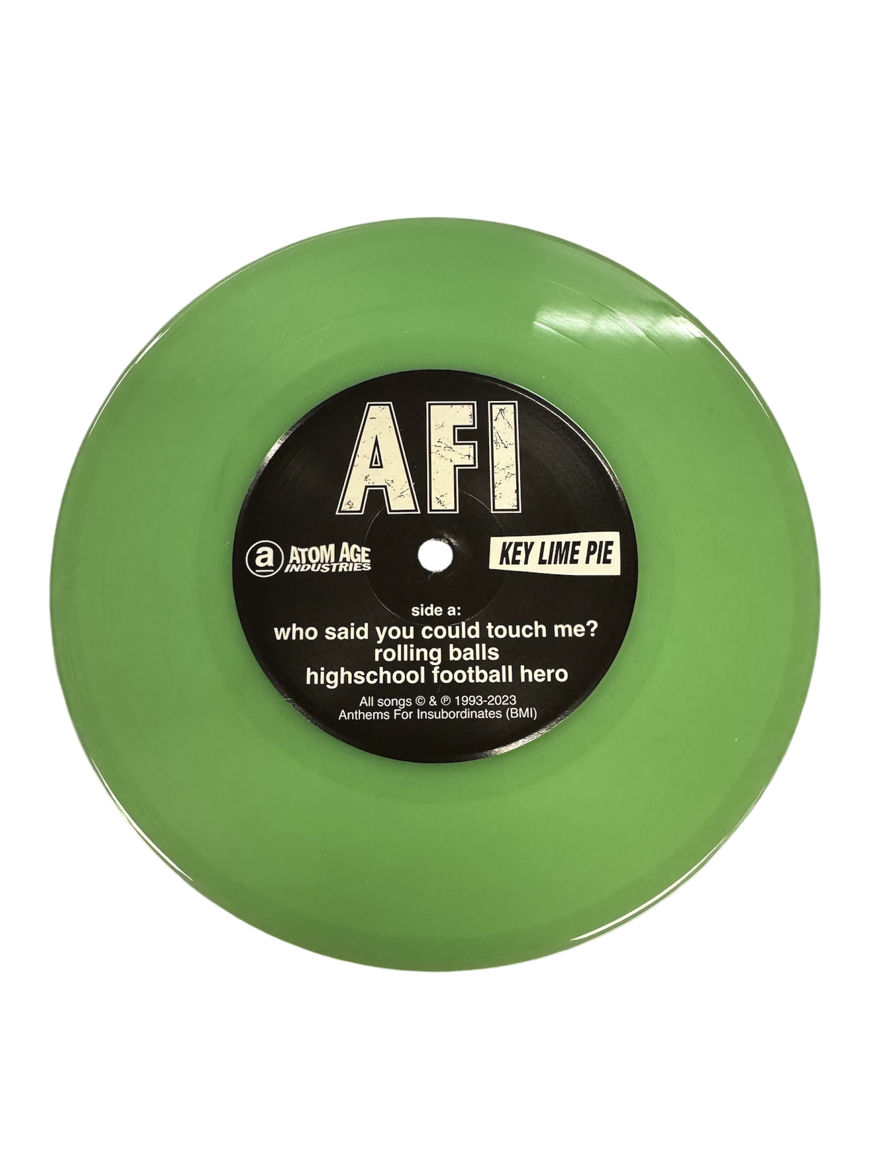 AFI: LIMITED EDITION 3 - 7" VINYL SINGLE GLOW IN THE DARK SET