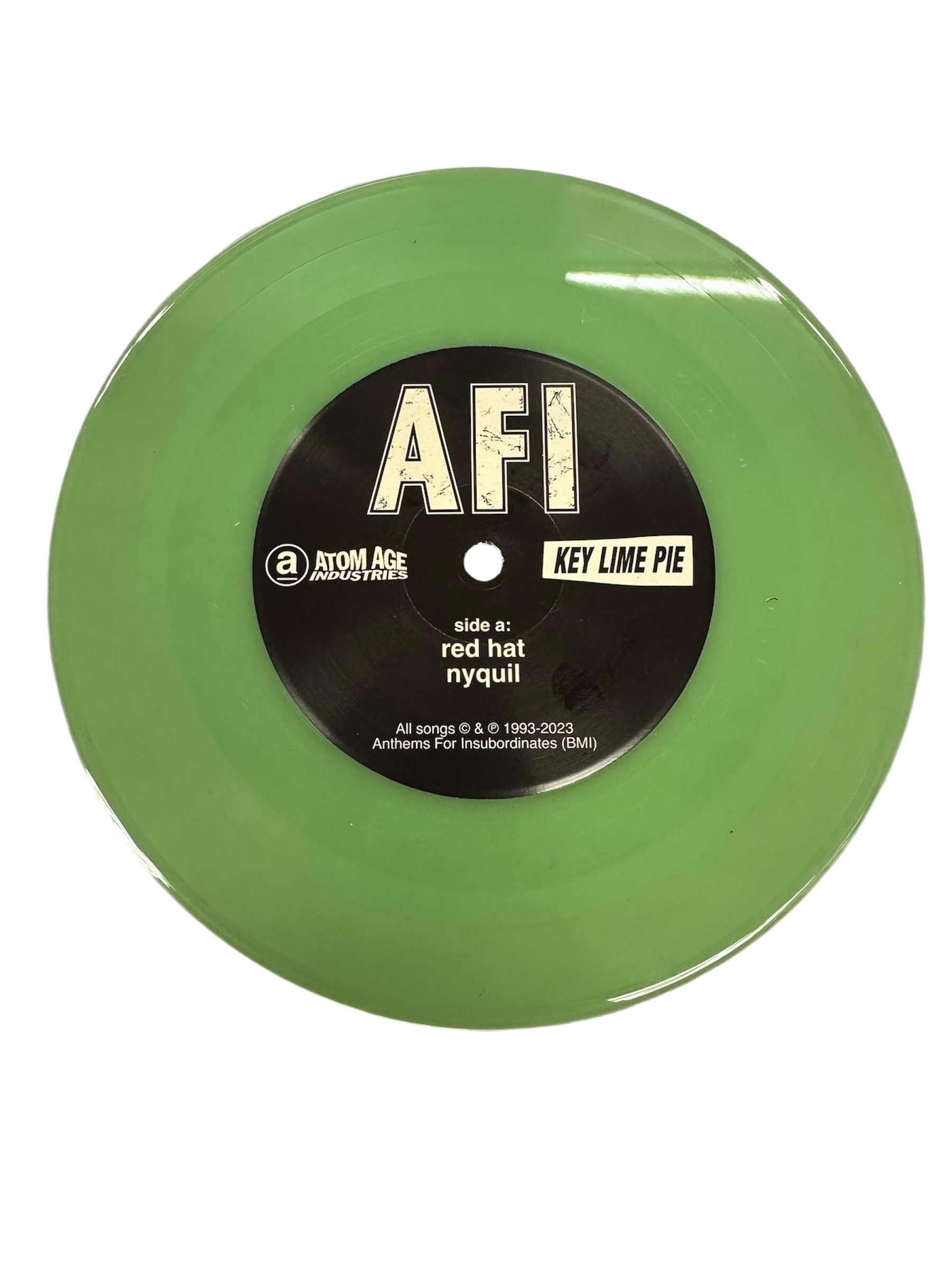 AFI: LIMITED EDITION 3 - 7" VINYL SINGLE GLOW IN THE DARK SET