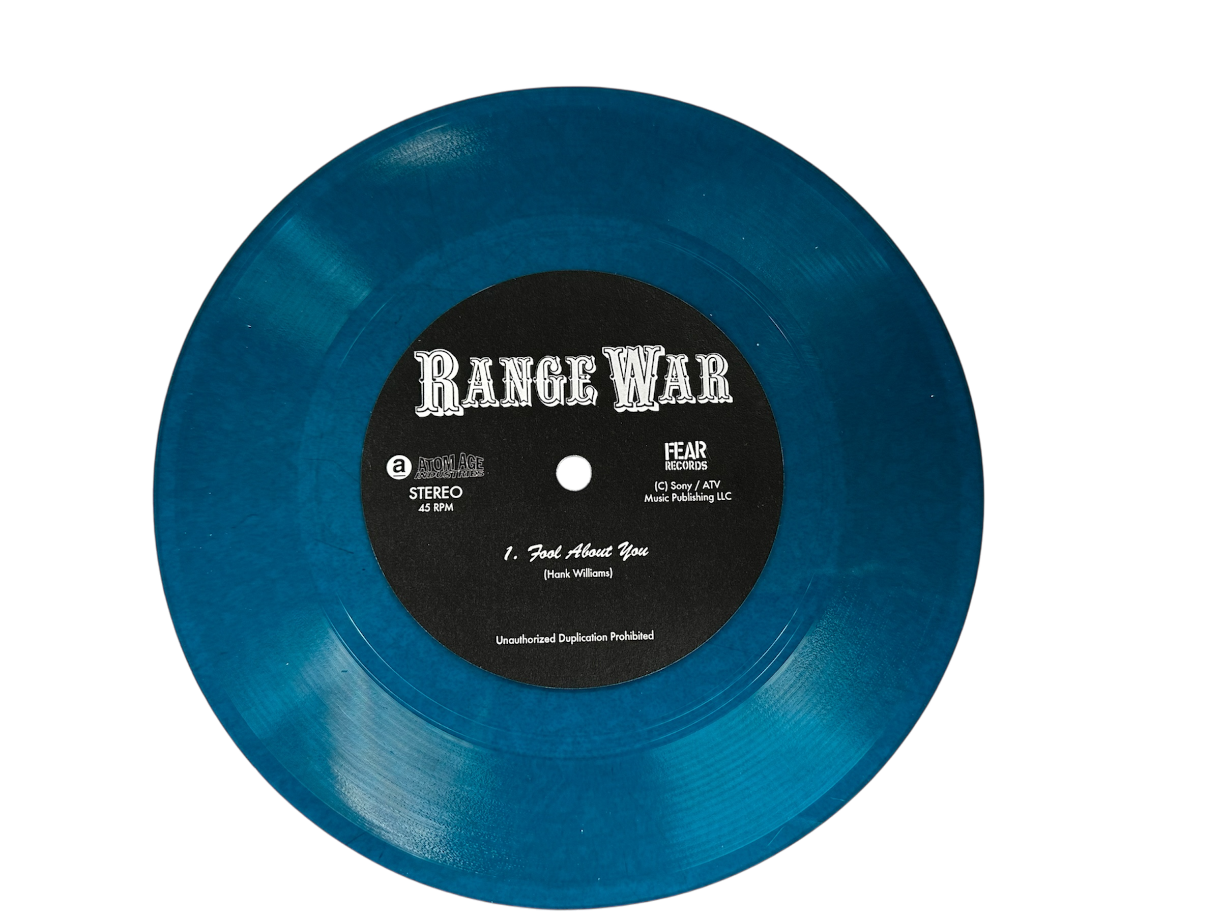RANGE WAR "FOOL ABOUT YOU" 7" SINGLE