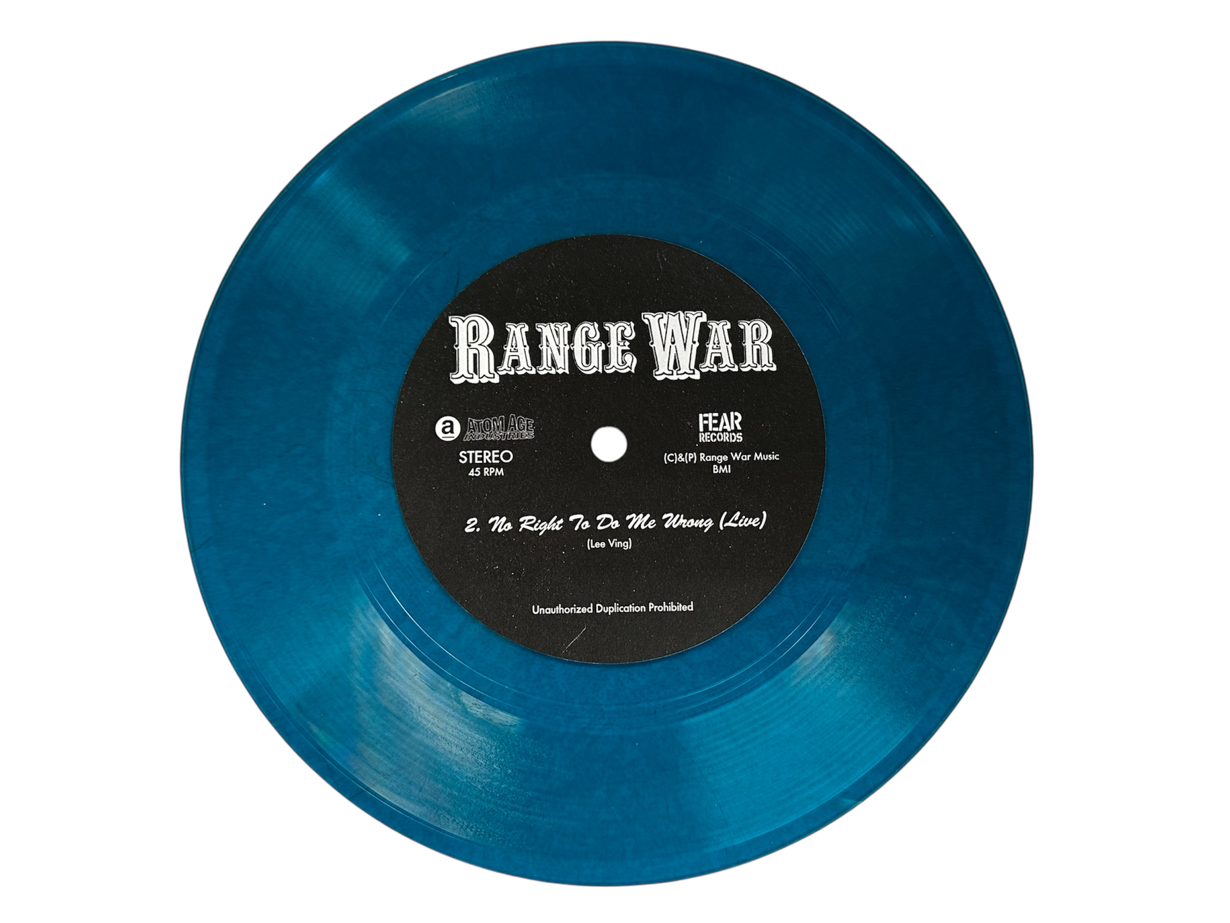 RANGE WAR "FOOL ABOUT YOU" 7" SINGLE