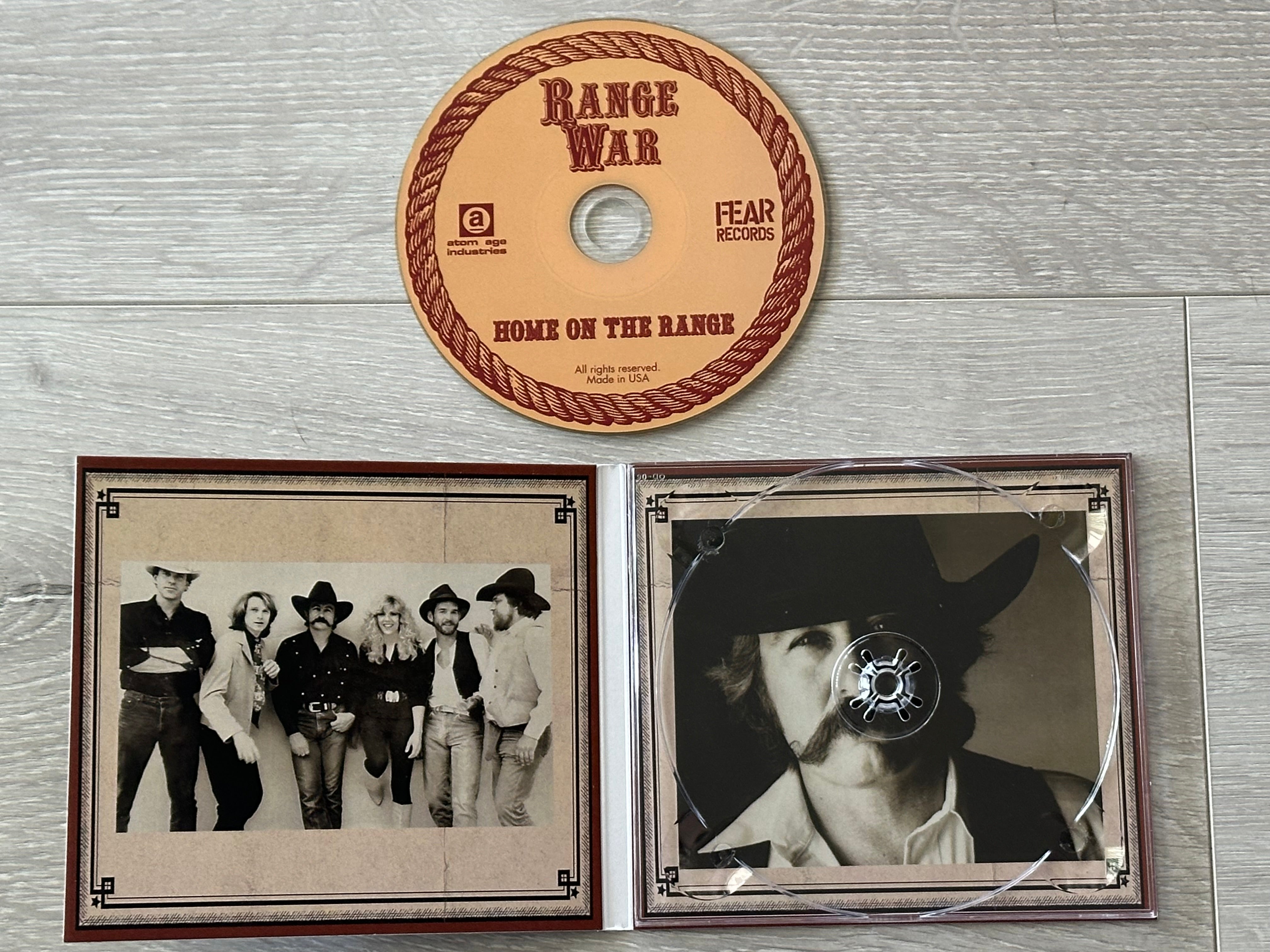 RANGE WAR "HOME ON THE RANGE" REMASTERED 2024 COMPACT DISC