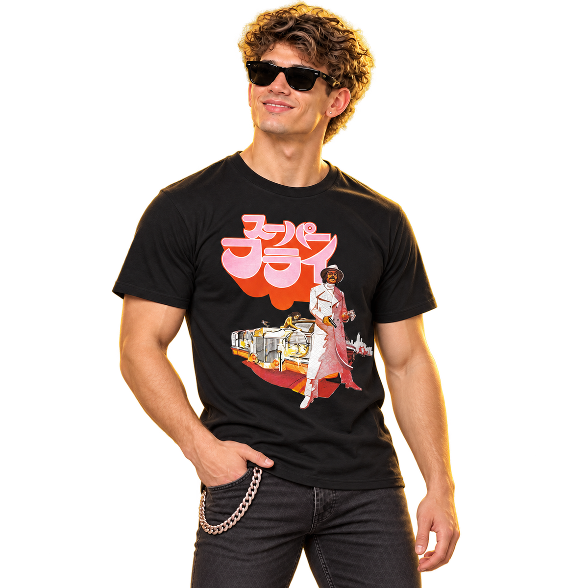 SUPER FLY : JAPANESE POSTER T-SHIRT