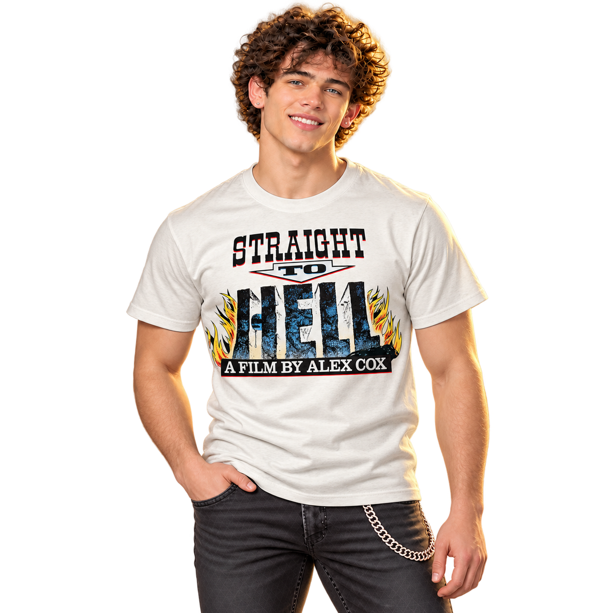STRAIGHT TO HELL "TITLE" T-SHIRT