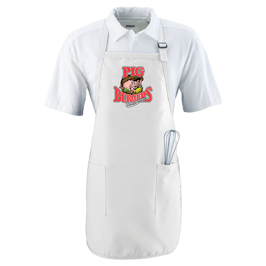 BETTER OFF DEAD "PIG BURGERS LOGO" COOKING APRON