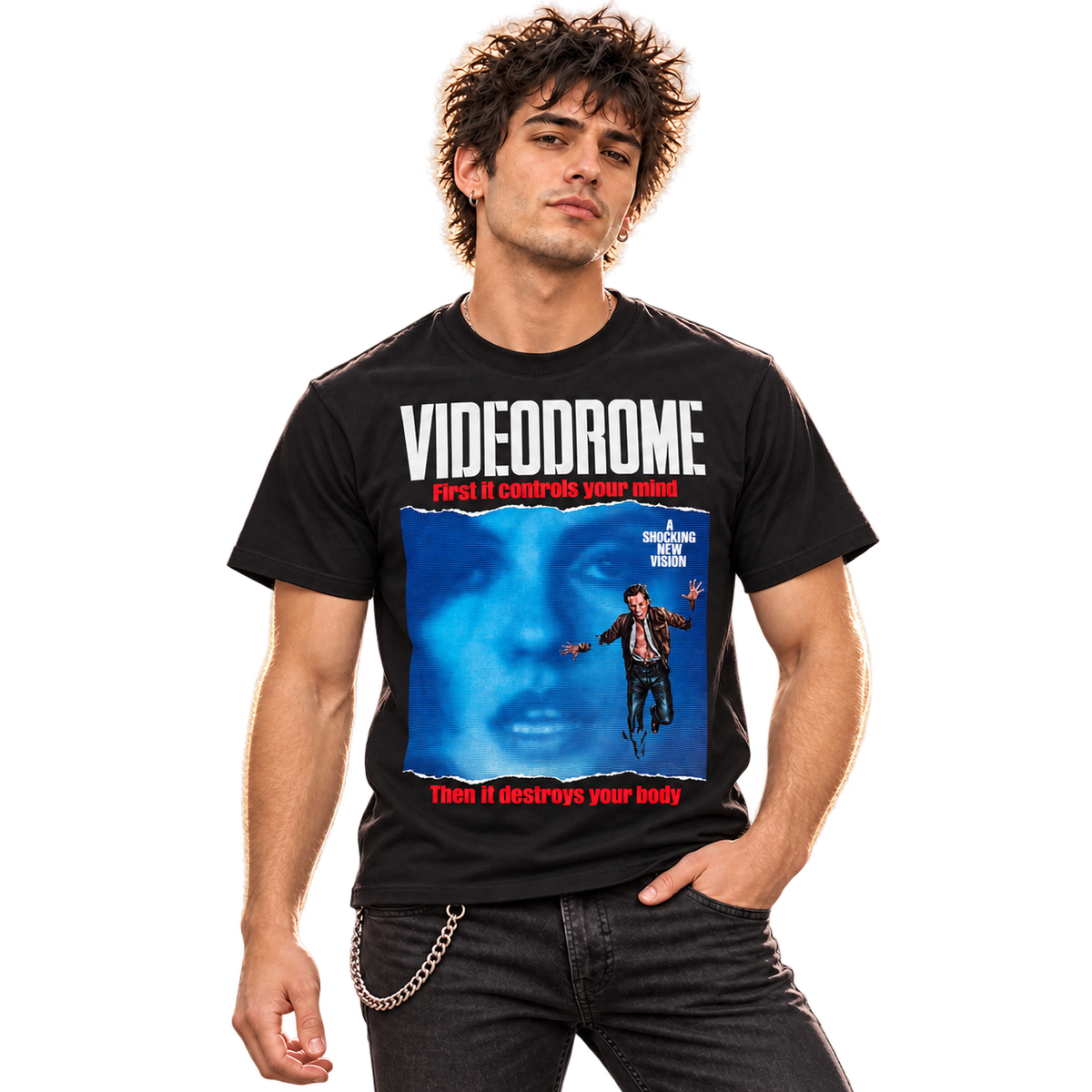 VIDEODROME: "USA POSTER" T-SHIRT