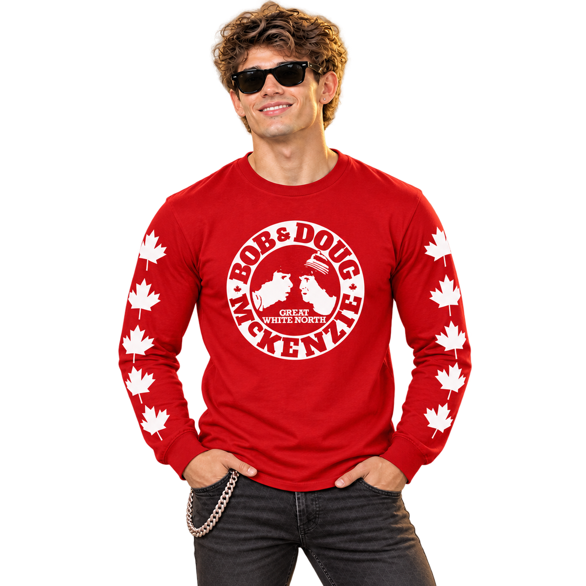 BOB & DOUG MCKENZIE - LOGO LONGSLEEVE T-SHIRT
