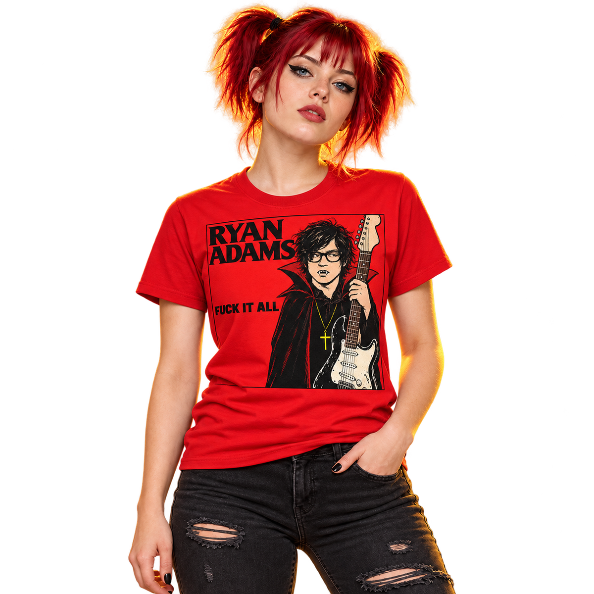 RYAN ADAMS / PAX AM "RYAN ADAMS - F*CK IT ALL" T-SHIRT