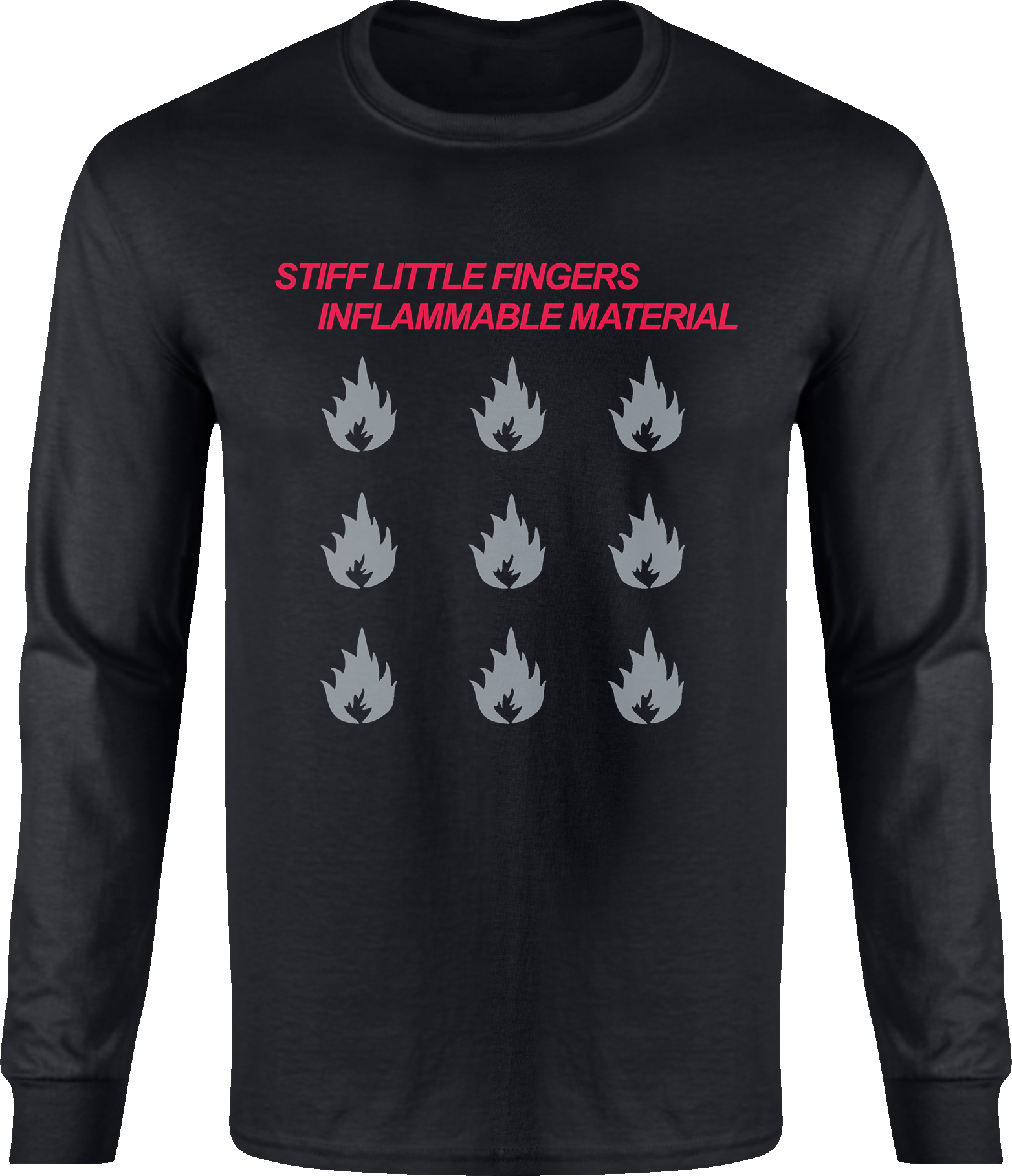STIFF LITTLE FINGERS "INFLAMMABLE MATERIAL" T-SHIRT