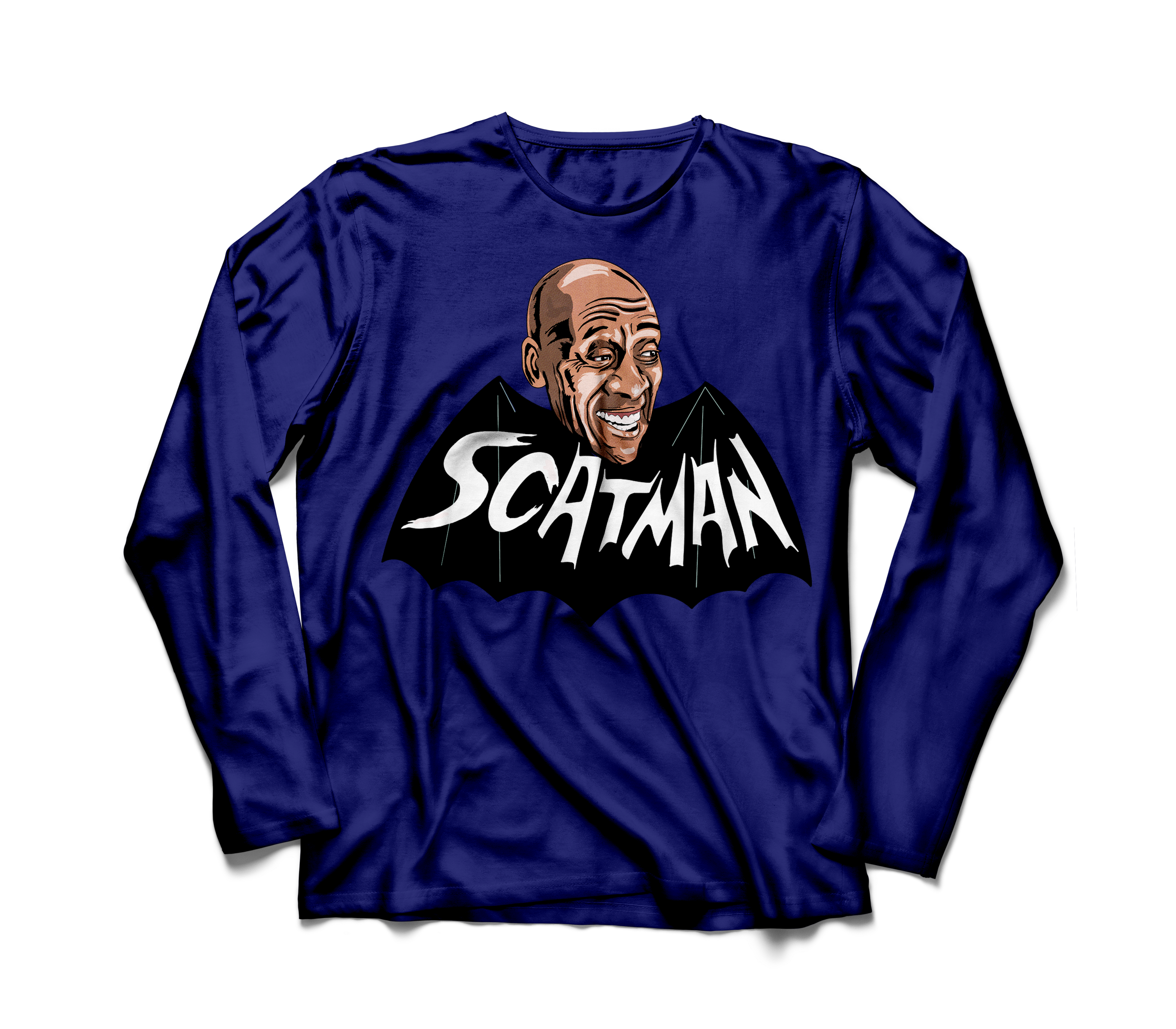ATOM AGE - "SCATMAN" BLUE T-SHIRT (ART BY JEFF BRAWN)
