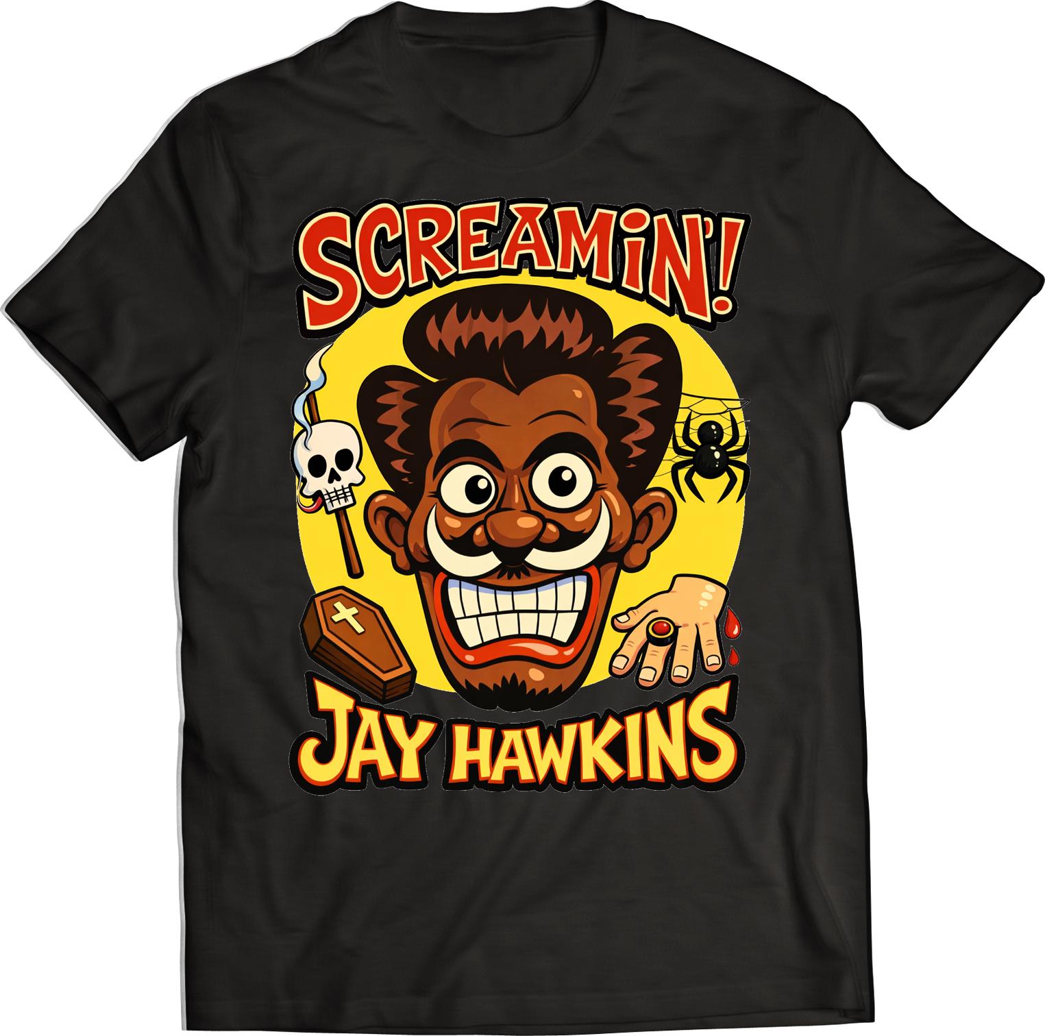 SCREAMIN' JAY HAWKINS : "CARTOON" T-SHIRT