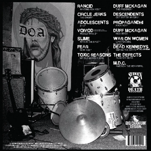 D.O.A. "NO ESCAPE FROM WHAT YOU ARE" - BLACK VINYL LP AUTOGRAPHED BY LEE VING!
