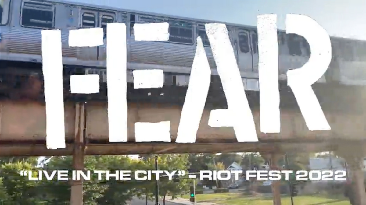 FEAR "LIVE IN THE CITY" LIVE IN CHICAGO 2022 BLU-RAY