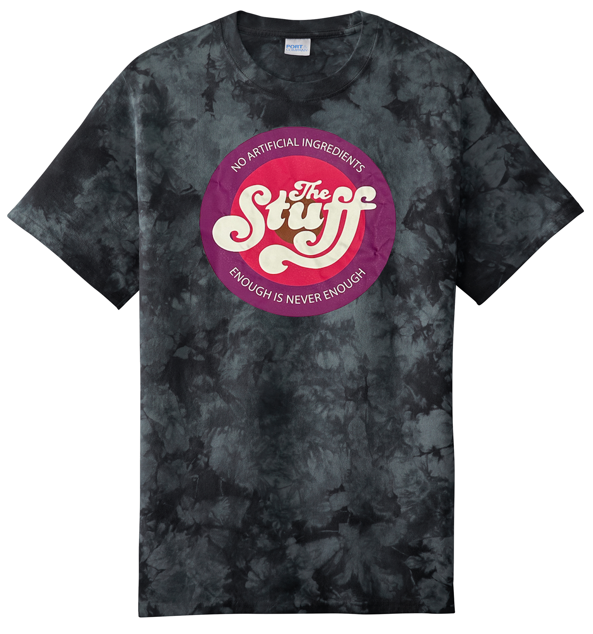 THE STUFF "LOGO" TIE DIE T-SHIRT AND STUFF CONTAINER - LIMITED TO 50 EACH COLORWAY