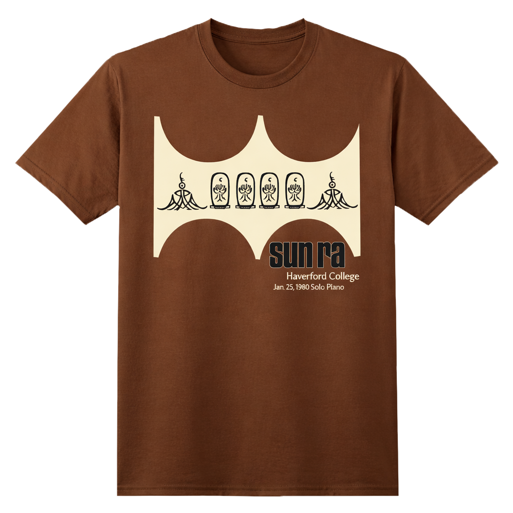 SUN RA "SOLO PIANO" BROWN T-SHIRT
