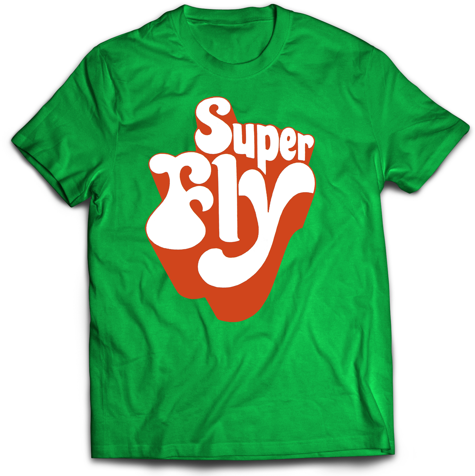 SUPER FLY : LOGO GREEN T-SHIRT