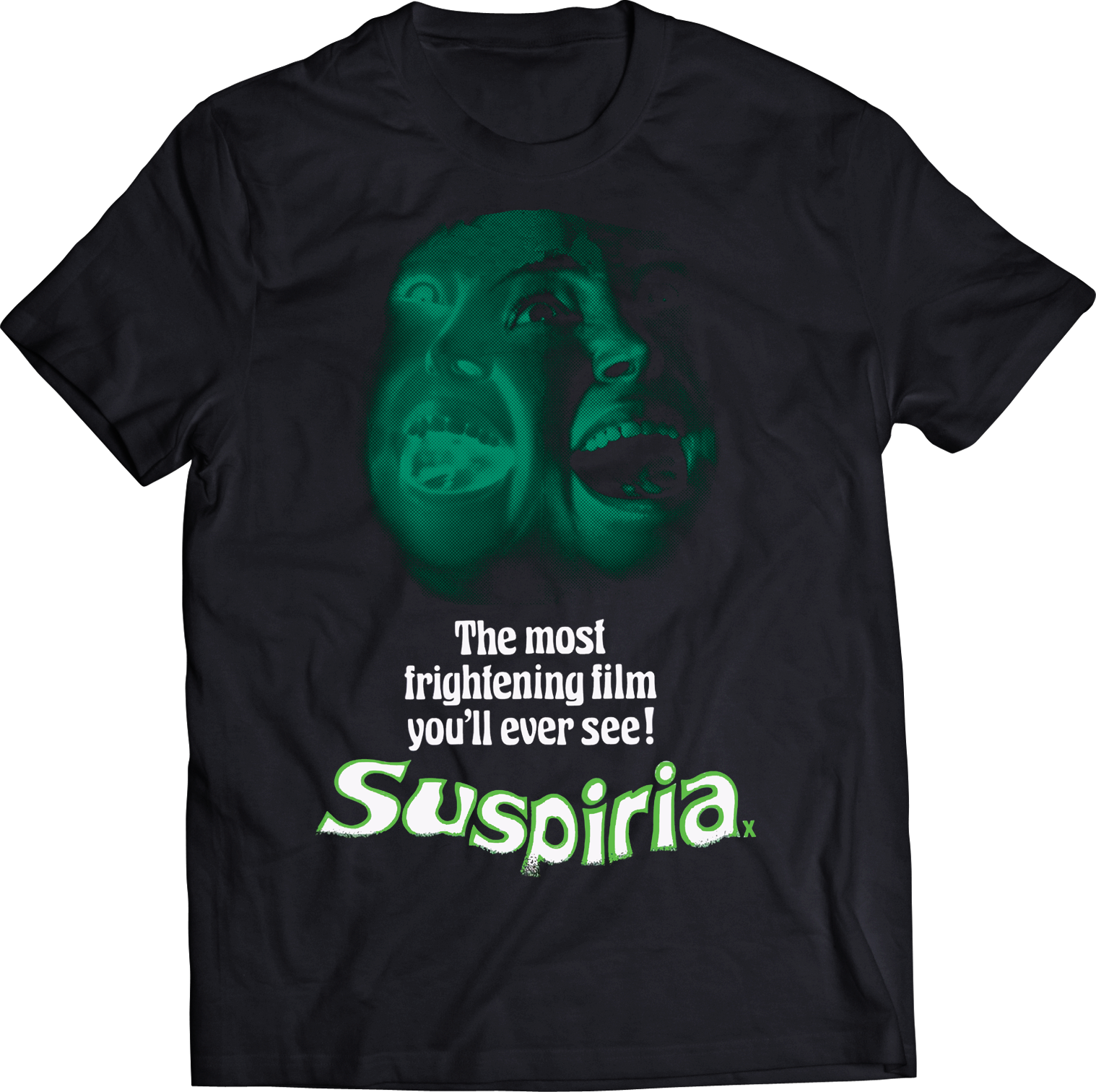DARIO ARGENTO'S SUSPIRIA "MOST FRIGHTENING FILM" T-SHIRT