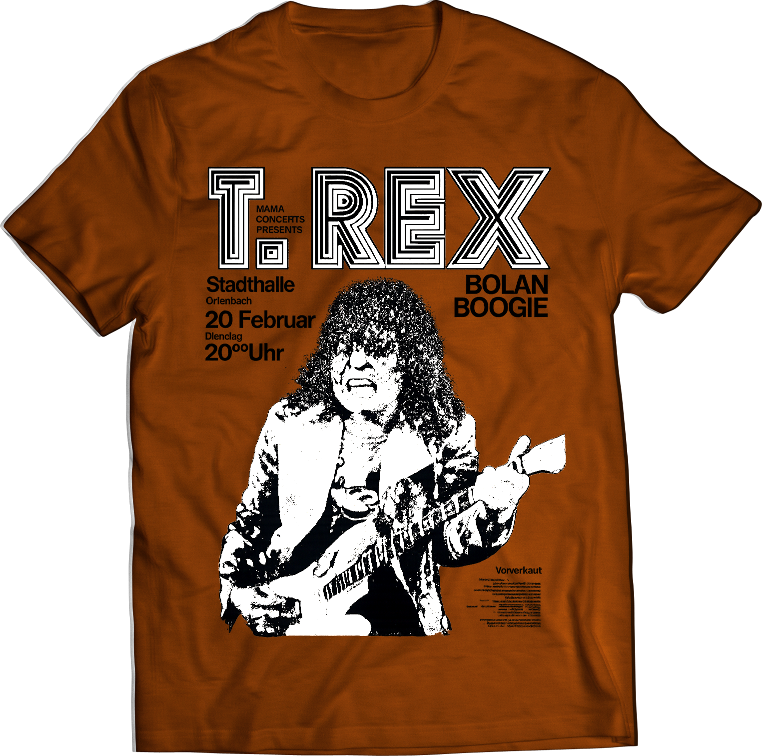 T.REX "BOLAN BOOGIE" T-SHIRT