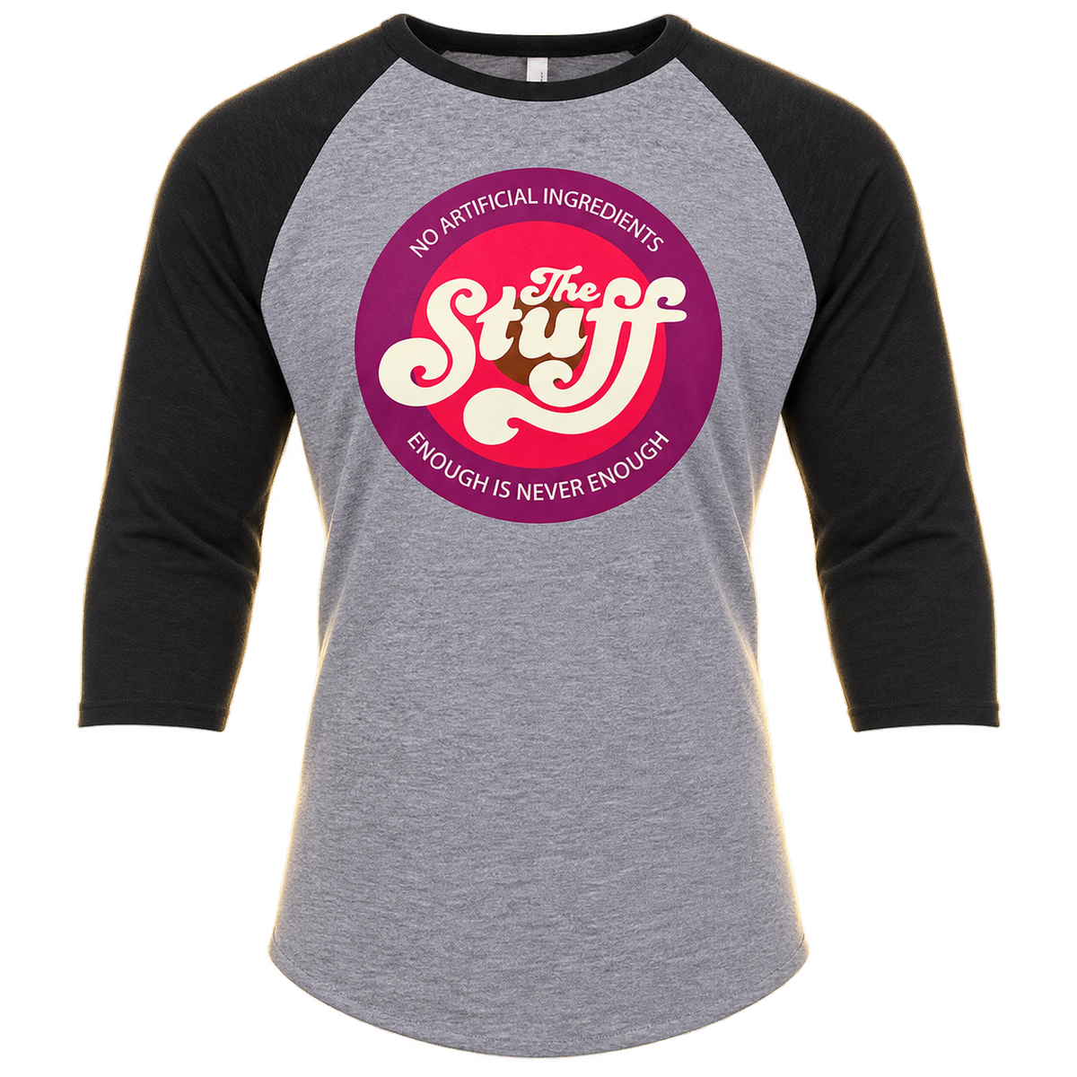 THE STUFF "LOGO" 3/4 SLEEVE RAGLAN