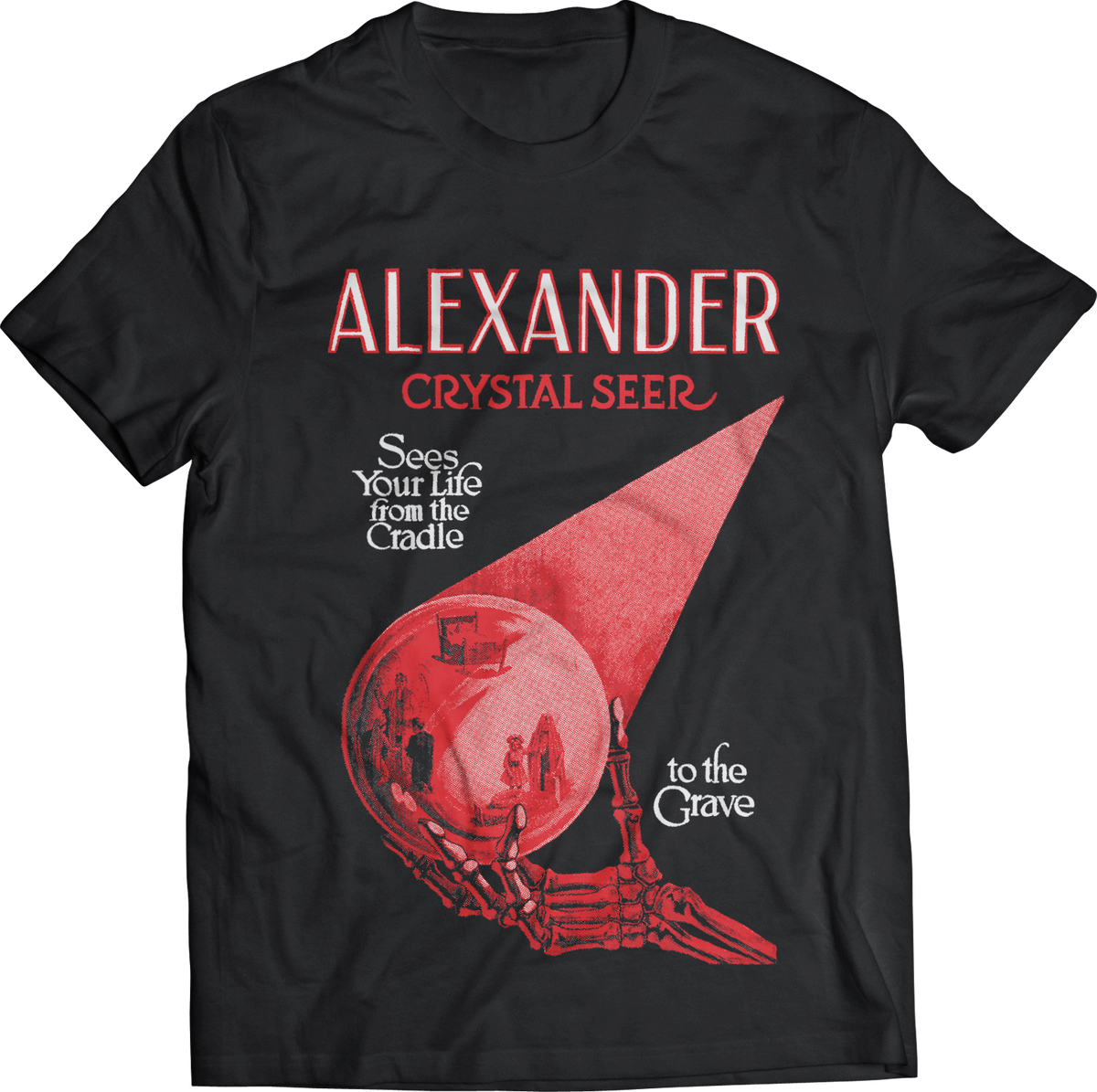 ATOM AGE: "ALEXANDER THE CRYSTAL SEER" T-SHIRT