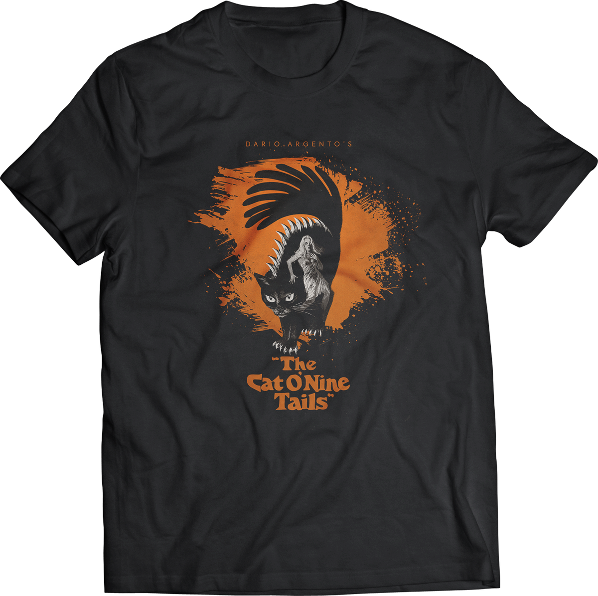 DARIO ARGENTO “CAT O' NINE TAILS” LIMITED EDITION ARROW VIDEO 4K COVER T-SHIRT