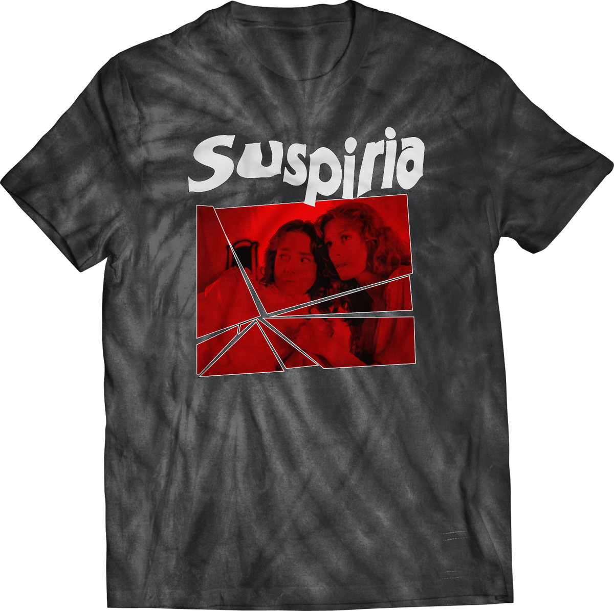 DARIO ARGENTO "SUSPIRIA" SHATTERED TIE DYE VARIANT T-SHIRT
