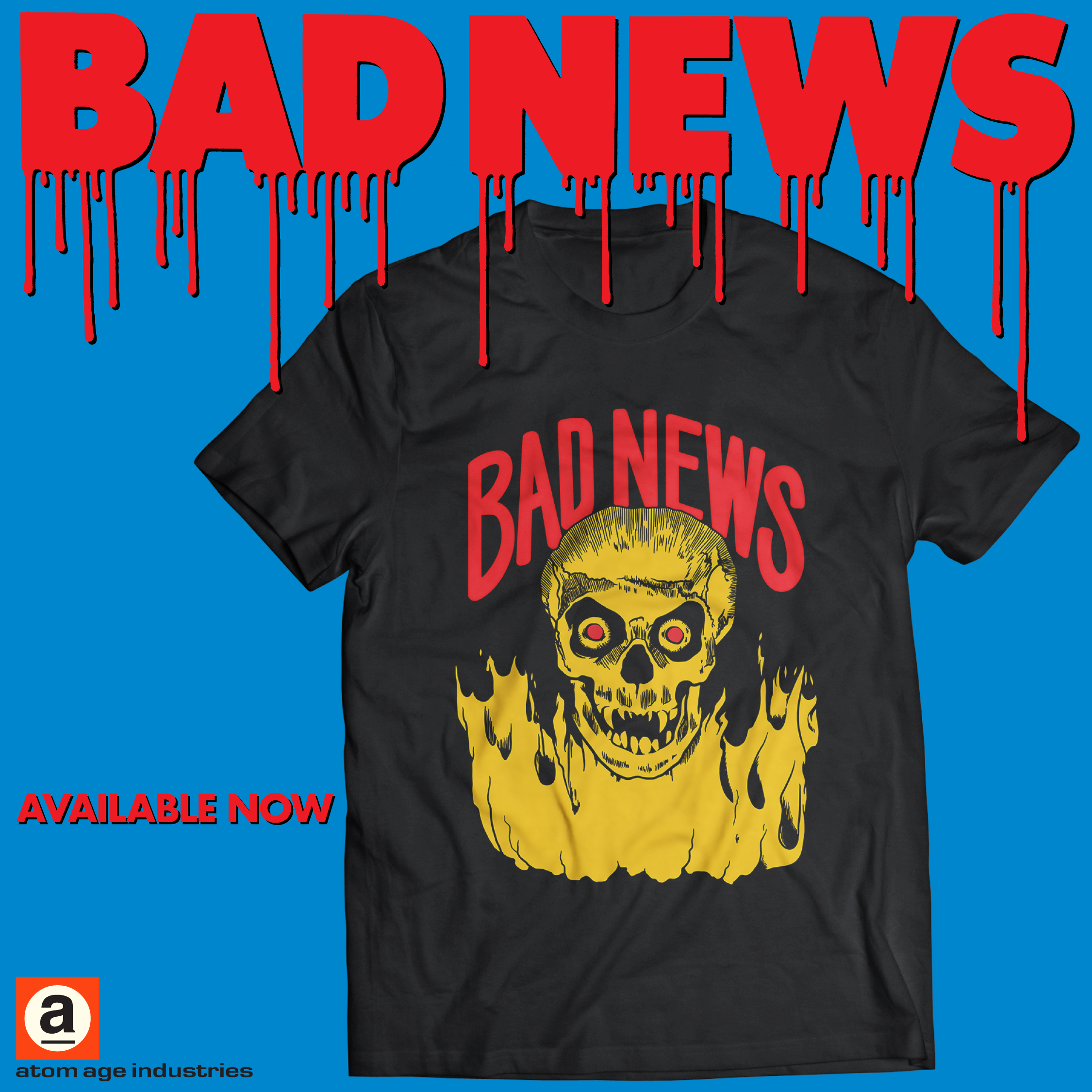 BAD NEWS: "SKULL" T-SHIRT