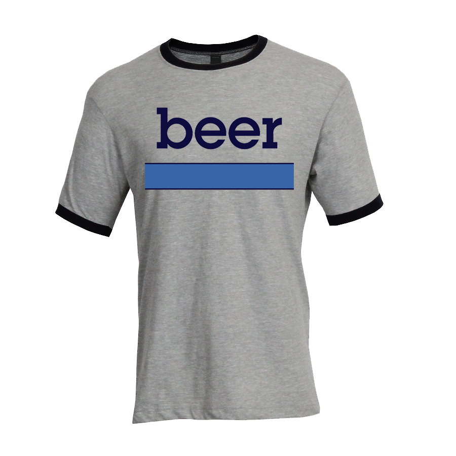 REPO MAN: GENERIC BEER RINGER HEATHER GREY T-SHIRT