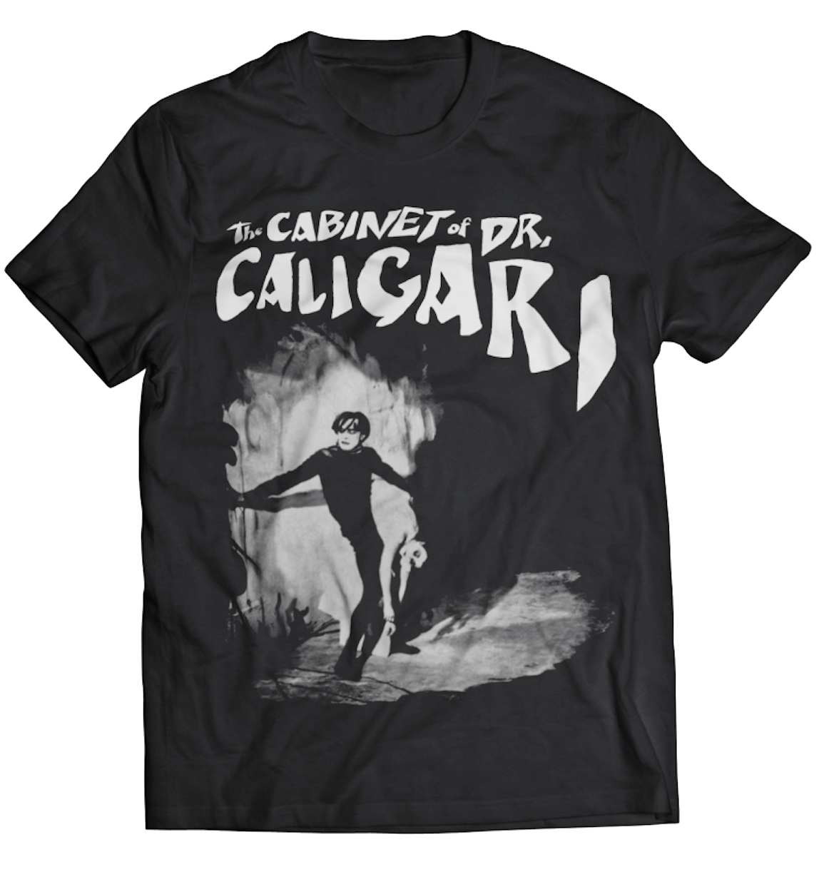 ATOM AGE: "THE CABINET OF DR. CALAGARI" BLACK T-SHIRT