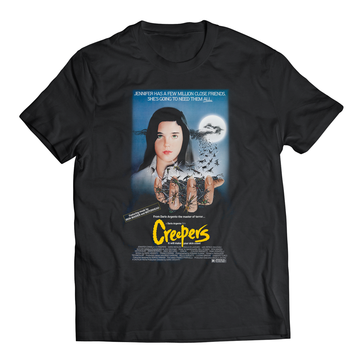 DARIO ARGENTO "CREEPERS" POSTER T-SHIRT