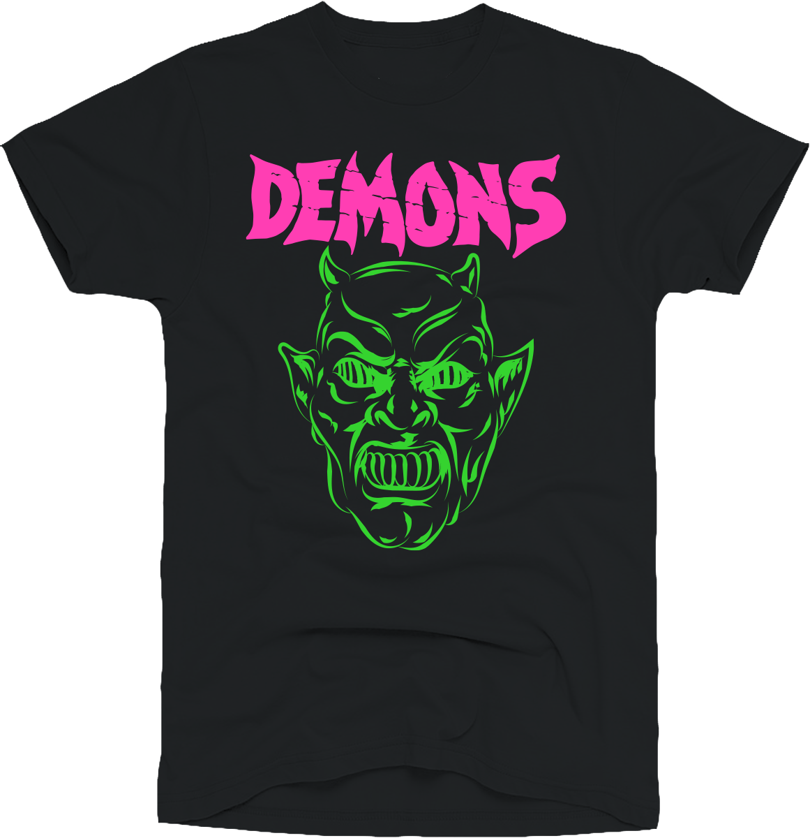 LAMBERTO BAVA'S "DEMONS" NEON WOMEN'S T-SHIRT
