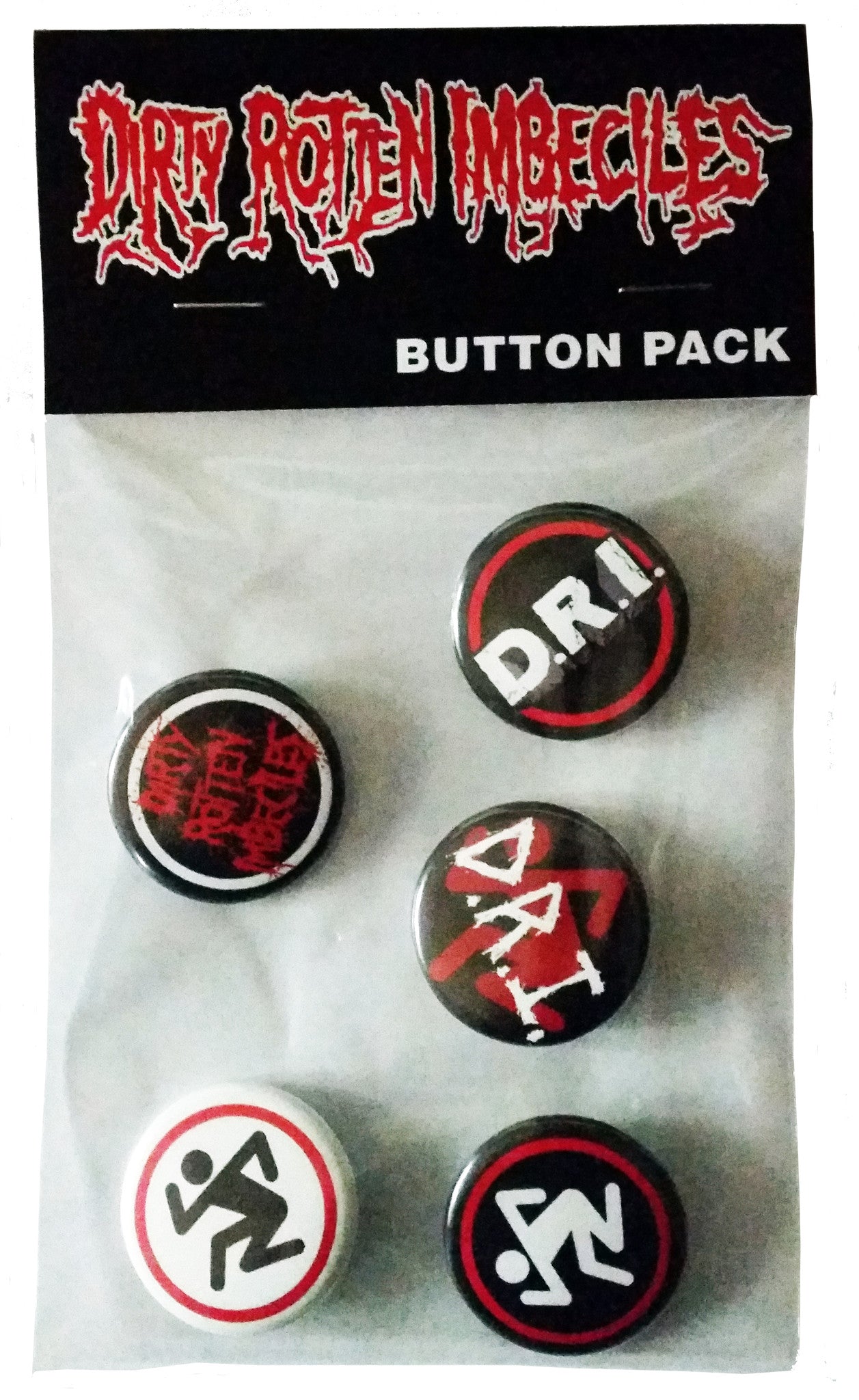 D.R.I.: BUTTON PACK