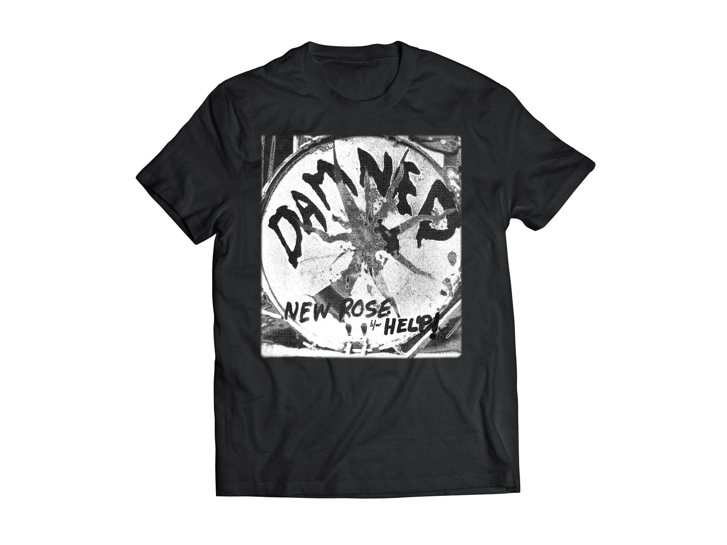 DAMNED: "NEW ROSE" T-SHIRT