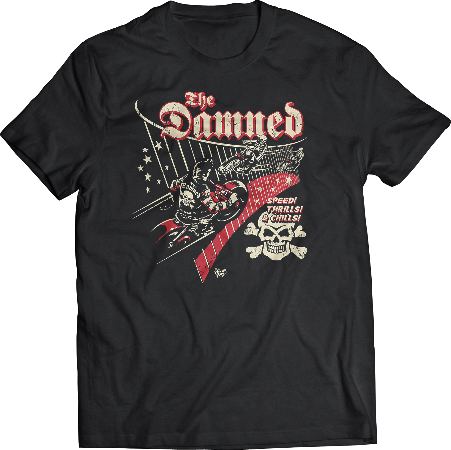 DAMNED: "SPEED, THRILLS AND CHILLS" T-SHIRT